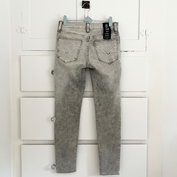 Hudson Jeans Women's Skinny Jeans in Light Gray - Picture 4 of 8